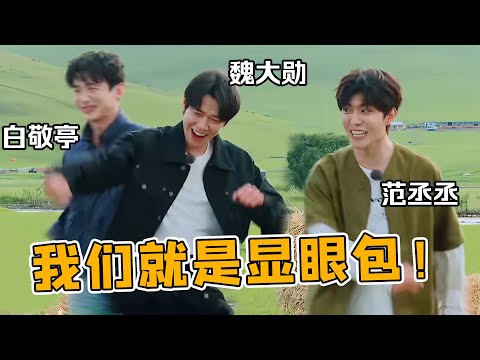 范丞丞真显眼包！魏大勋白敬亭同流合污，竟大庭广众喊沈腾妈妈#范丞丞 #魏大勋 #白敬亭