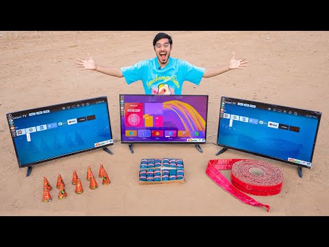 LED TV Extreme Diwali Test🔥- क्या ये पटाखों से बच पाएंगे? Nuksaan Ho Gaya😱