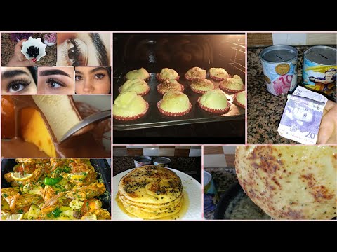 روتيني نهار جمعة❤وصفة خطيرة لتكثيف و تطويل حواجب ورموش تشيز كيك سهل بمكونات بسيطة طاوة دجاج فالفران 