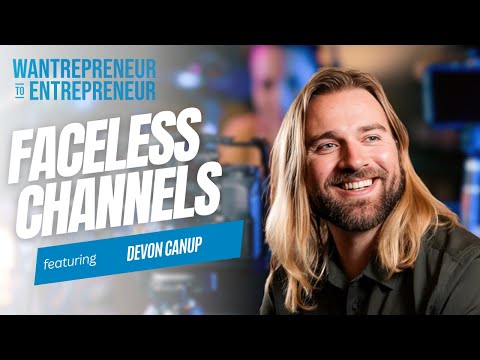 How this YouTuber is making $70K+ per month with FACELESS channels w/ Devon Canup
