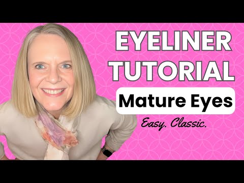 Simple Eyeliner "How-To" That Will Make Your Eyes Pop! Women Over 50