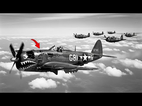 Germans Couldn't Believe 200 Bullets Didn't Kill This P-47 — So The Ace Saluted and Left