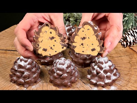 đ Weihnachtsdessert in 5 Minuten! 3-Zutaten-Dessert und Schokolade!Kein Ofen! Keine Kondensmilch!