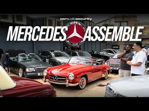 ALL THE BEST MERCS in one place! Benz with Friends Meet | Car Audio & Security