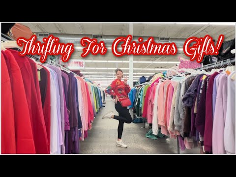 Thrifting for Christmas 🎄 Sustainable Holiday Decor & Gift Ideas! Fun, Unique Thrift Store Finds!