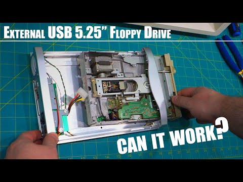 Can we build a USB 5.25" Floppy Drive?