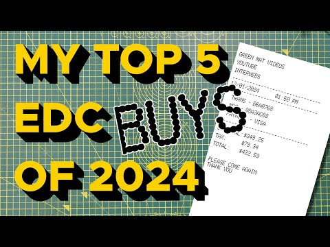 My TOP 5 EDC Purchases of 2024!