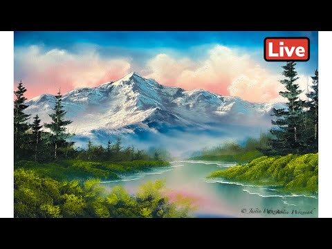 Painting Using Acrylics Live !! | Paintings By Justin