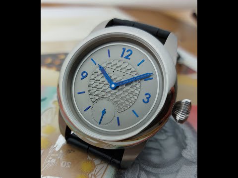 Making a watch dial and hands - Titanium guilloche NH3