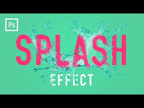 Photoshop Tutorials - Water Splash Effect (Displacement Mapping)
