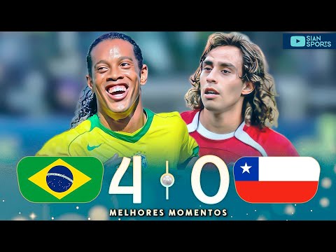THE DAY RONALDINHO GAÚCHO DISENCHANTED AND DESTROYED CHILE DE VALDIVIA WITH 2 GOALS IN THE MATCH