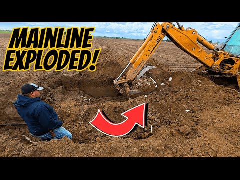 Our Irrigation Mainline Exploded… Total Farm Chaos!