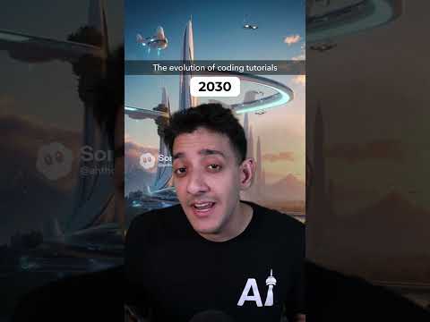 Coding tutorials in 2015 vs 2030 vs 2050