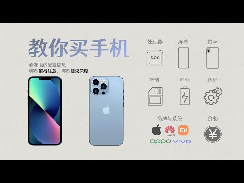 买手机攻略：怎样选到合适自己的手机？看完这期视频，小白秒变数码达人【bonjour呼呼】