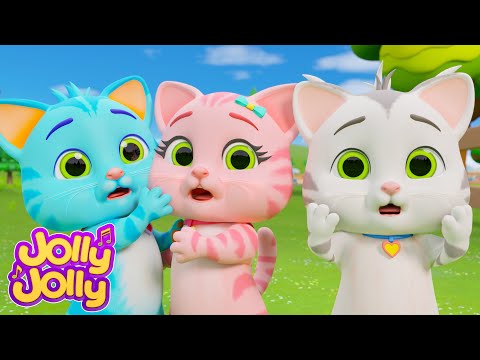 Three Little Kittens, Apple and Bananas + More Animal Songs | Jolly Jolly - Nursery Rhymes