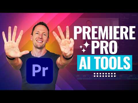 8 Insane Premiere Pro AI Tools (Edit Videos Faster With Adobe AI!)