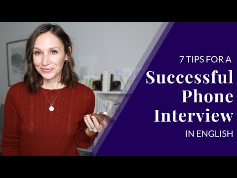Phone Interview in English [7 Tips for Success]