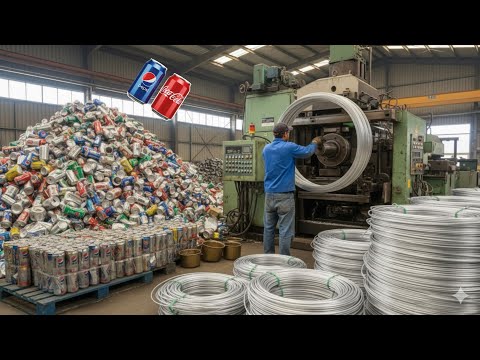 Incredible Scale: How Millions of Aluminum Cans Are Recycled Efficiently | Aluminium Cans Recycling
