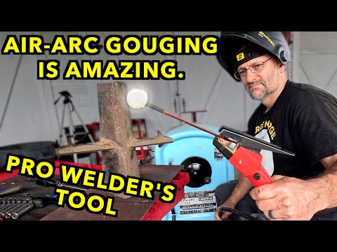 DIY Air Arc Gouging For CHEAP. Pro Welding Skill Unlocked!