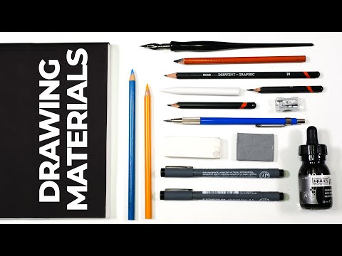 10 Essential Drawing Materials for SERIOUS Beginners