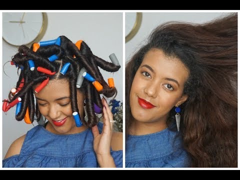 ያለ እሳት በዉሃ ብቻ ጸጉራችንን እስታይል ማድረጊያ ዘዴ።