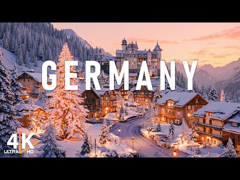Germany 4K | Winter Wonderland Of Bavarian Alps, Alpine villages & Lakes