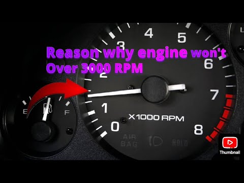 Reason Why Engine Won't Rev Over 3 & 4 RPM And Fix