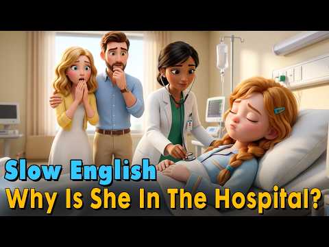 Why Is She In The Hospital? | Easy English Listening Practice Story (A1-A2 Level)