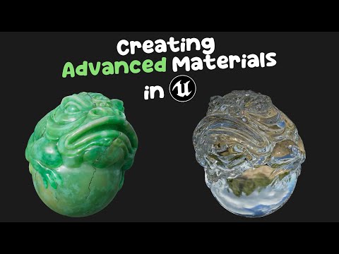 Advanced Materials in Unreal Engine 5 | Realtime Subsurface Scattering (SSS) and Glass Shader