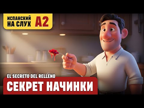 Секрет начинки. Веселый рассказ (уровень А2). Испанский на слух.