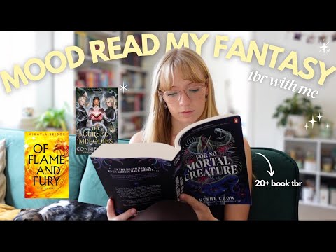 Mood reading my entire fantasy tbr! *bookmas day 6*