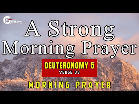 🌟 Deuteronomy 5 - A Powerful Morning Prayer To Start The Day Fully Protected By God I Morning