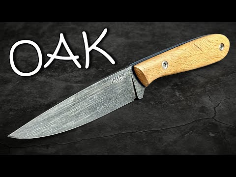 Making A Knife For A Friend With Reclaimed Oak | Basic Knife Making