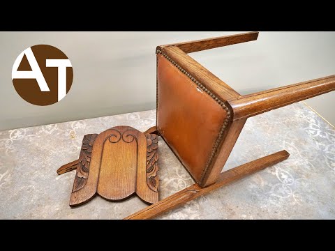 This Art Deco chair restoration is harder than you think