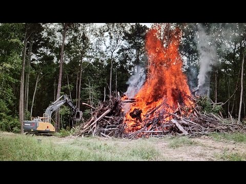 The Fire You've Been Waiting For! Back Working On My Farm Pond