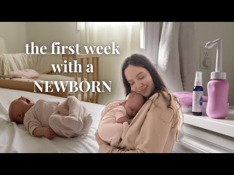 The First Week With a Newborn | Postpartum w/ 3 Under 3