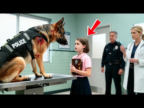Wounded Police Dog Refused Treatment — Until the Little Girl Spoke His Unit’s Secret Code