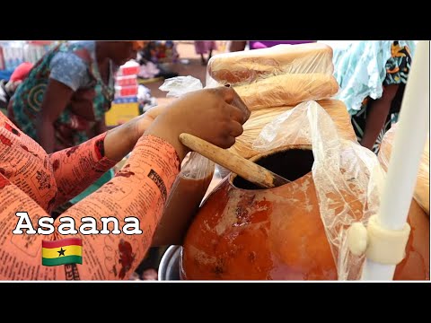 Making Ghana’s most Strangest Drink but Enjoyable || Asaana drink from Maize