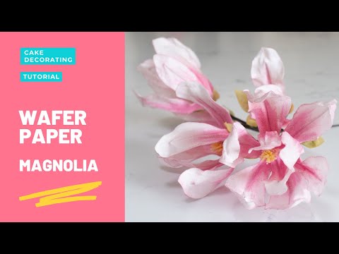Wafer Paper Magnolia