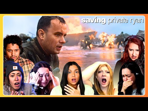 TOP 'TAKING OMAHA BEACH' Reactions 😲 Saving Private Ryan (1998) Movie Reaction Compilation Mashup