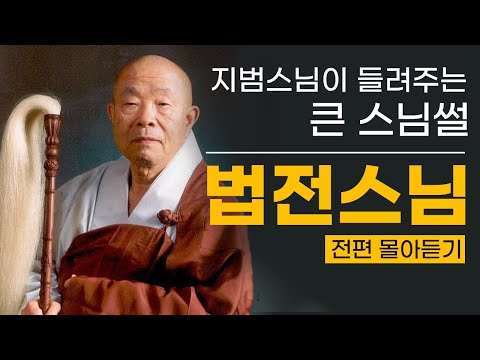 #법전스님 | 어디서도 들을 수 없는 큰스님 썰!📖(출가부터 원적까지 한방에 몰아듣기👂) #절구통수좌 #누구없는가 #묵담스님 #성철스님 #원인스님