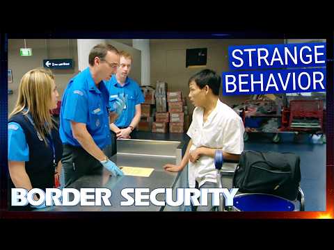 Something Isn’t Quite Right With This Nervous Traveler | FULL EPISODES | Border Security Australia