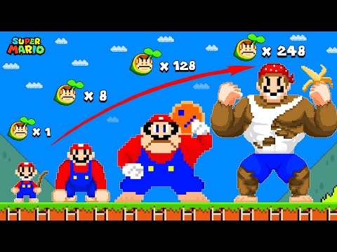 Super Mario Bros. But When Every Seed Evolves Mario Into KONG