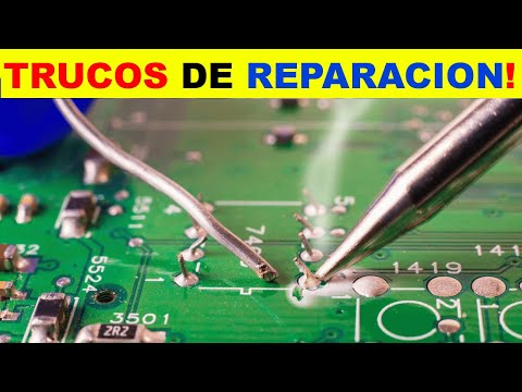 SOLDAR Y DESOLDAR COMPONENTES ELECTRONICOS CON SIMPLE TRUCO!