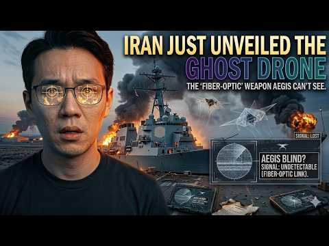 Iran Just Unveiled the "Ghost Drone" — Why US Aegis Radars Can’t See the Fiber-Optic Attack