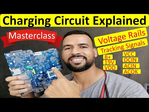 Master Laptop Motherboard Voltages and Signals Tracking | Charging Circuit Explained | Laptop repair