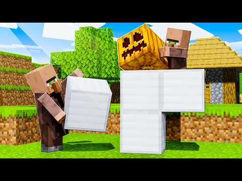 I Made Villagers Build Their Own Village