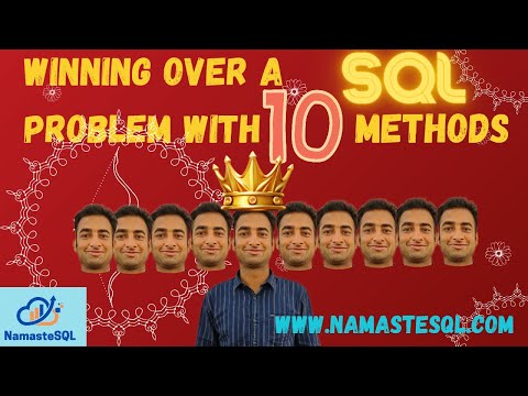 SQL Magic Show | Solving a Tricky SQL Problem with 10 Methods | SQL Tutorial