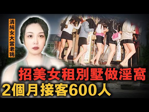 清純女大當老鴇，租別墅組建野雞團隊，3個月接客600多次，專門服務達官權貴斂財百萬｜案件調查中 中國案件 案件解說  案件還原  案件調查