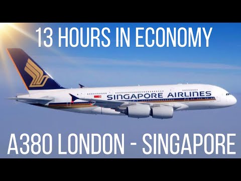 Singapore Airlines A380 London to Singapore Experience in Economy  
